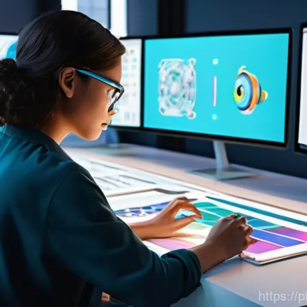 애니메이션 기획사의 디지털 트렌드 적응 - **Prompt 1: AI-Powered Animation Studio of the Future**
    "A vibrant, high-tech animation studio b...