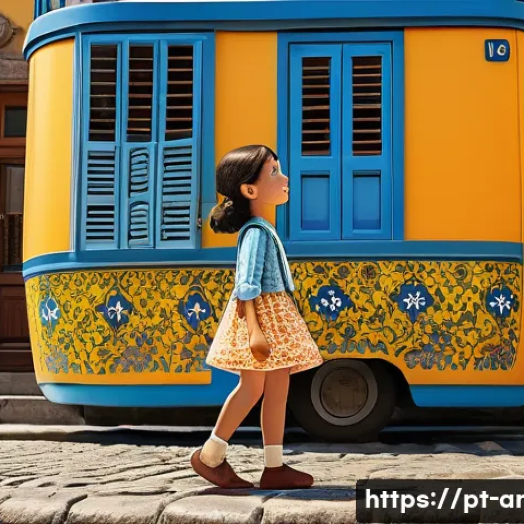 애니메이션 기획사의 신규 콘텐츠 기획 팁 - **Cultural Adventure in Porto**
"A vibrant 3D animated scene, rendered with the charm of Studio ...