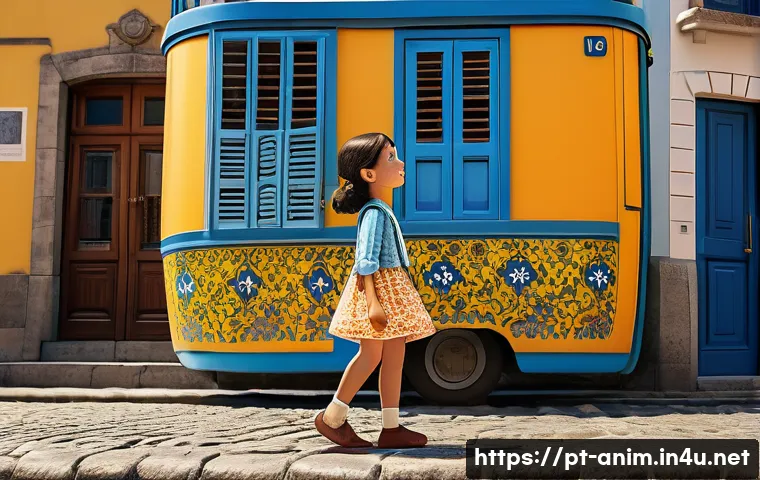 애니메이션 기획사의 신규 콘텐츠 기획 팁 - **Cultural Adventure in Porto**
"A vibrant 3D animated scene, rendered with the charm of Studio ...